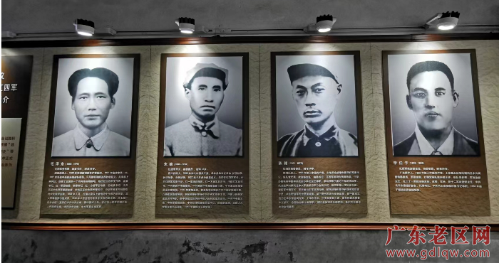 古田会议旧址红四军前敌委员会委员简介,第四位为红四军政治部主任李任予..png